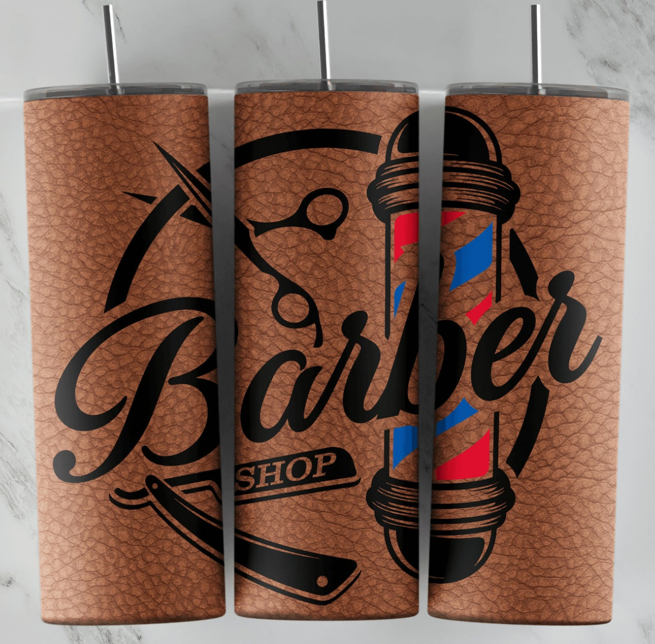 Barber Shop Tumbler